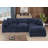 Caylob 4 - Piece 111.5" W Modular Sectional Upholstered Chenille L Shaped Couch With Reversible Ottoman-627433324