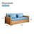 70.8"Queen cushion Convertible Sofa sleeper with Pillows,Sectional Sleeper  with Reversible Chaise,Solidwood  3 in 1 Pull Out Couch Bed for Living Room,Apartment-1653145135-1653145130-1653145125
