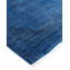 Tapis bleu / noir 7 pi 10 po x 9 pi 9 po Overdyed One-of-a-Kind