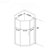 42" W X 76" H Diamond-Shaped Corner Shower Door, 5/16 In.(8Mm), Matte Black
