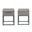 Astral 3-Piece Upholstered Bedroom Set, Tufted Wingback Bed With Two Nightstands-631546830