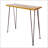 DENALI Industrial Wood And Metal Bar Table For Outdoor Entertaining, Durable And Stylish With Sustainable Acacia Wood