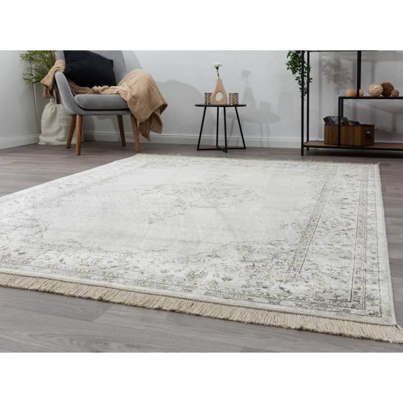 Counterpoint Oriental Viscose Area Rug, Rectangle 135 x 195cm
