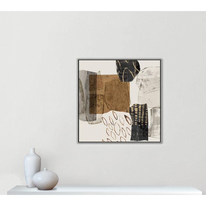 Shape of Formation I - reproduction carrée par Casa Fine Arts, Argent, H 37,5 po x l 37,5 po