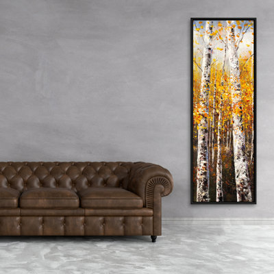 «Birches» par Sunny Day, reproduction sur toile