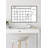 Vinyl Dry Erase Board
