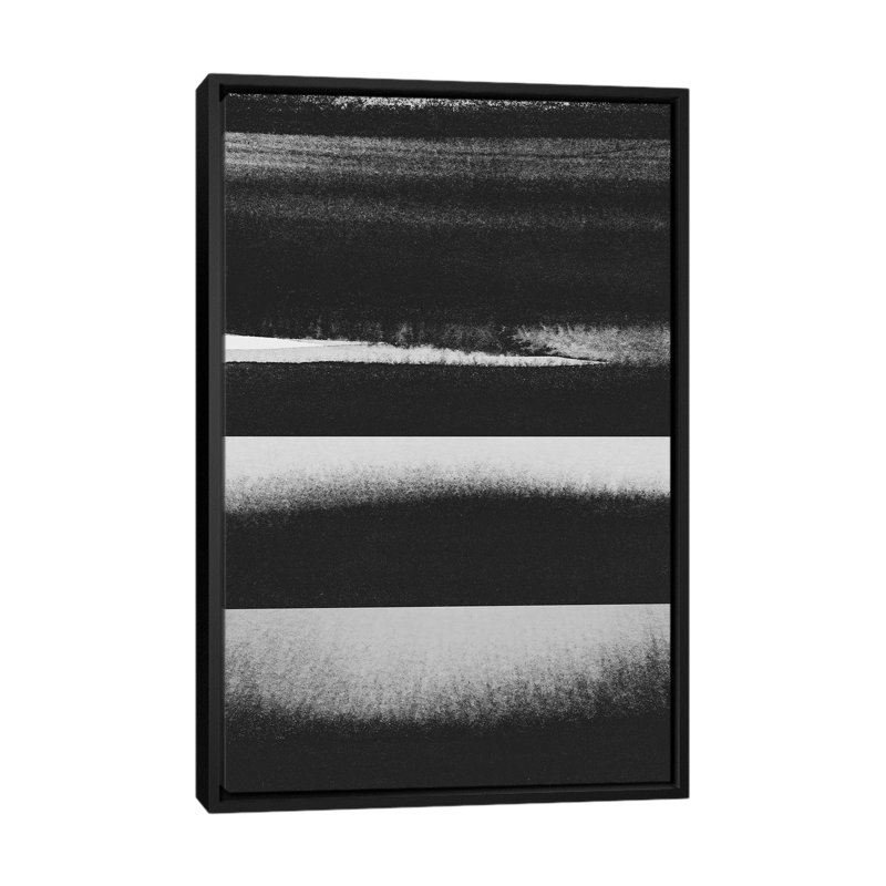 Dimension - Wall Art Print - Framed Canvas, Black, Floater Frame Canvas without Mat, 26" H x 18" W