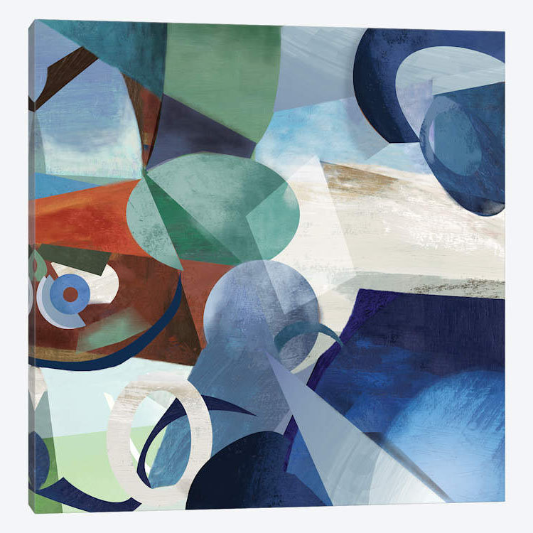 «Prism II», impression sur toile, H 18 po x l 18 po x P 1,5 po, Pas de tapis, Toile tendue