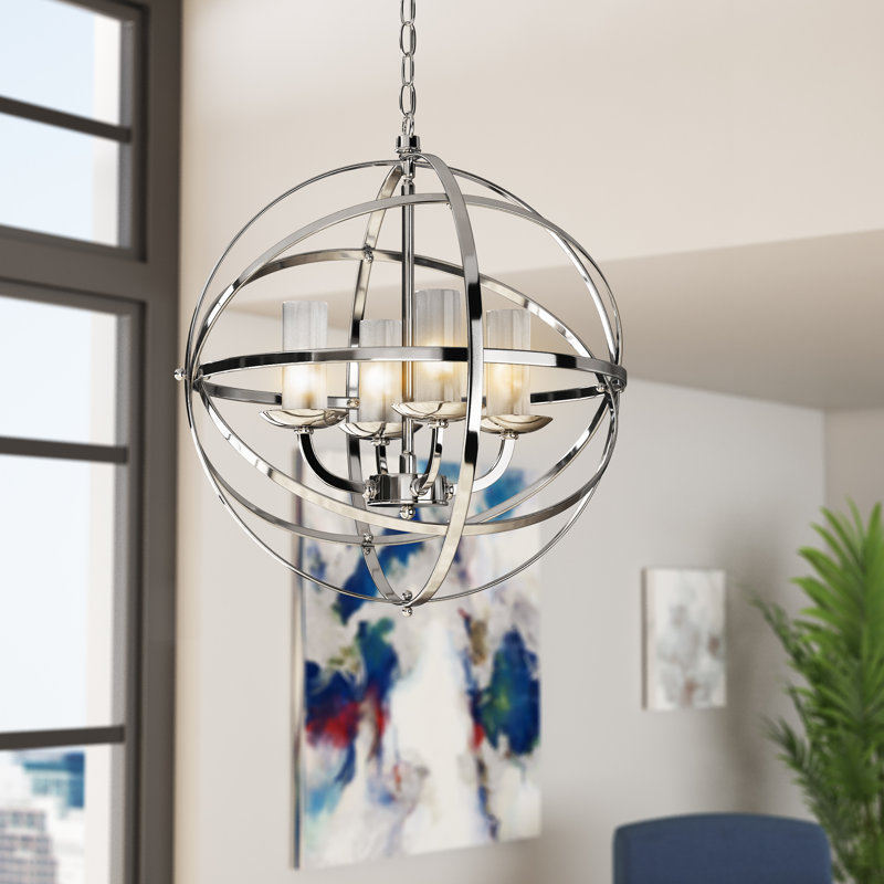 Lustre globe à 4 lumières Connie