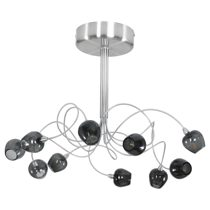 Noan Glass Semi Flush Mount