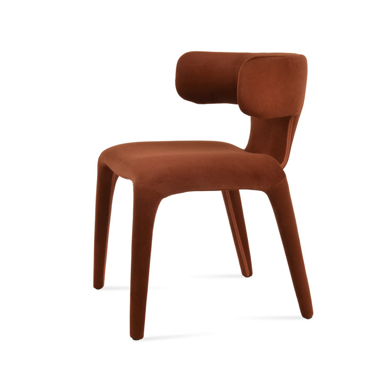 Raphael Dining Chair in Cognac Velvet
