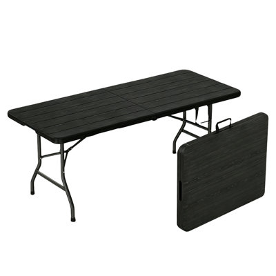 6FT Folding Portable Party, Dining, Wedding, Events, Picnic Indoor, Outdoor, Camping, Utility