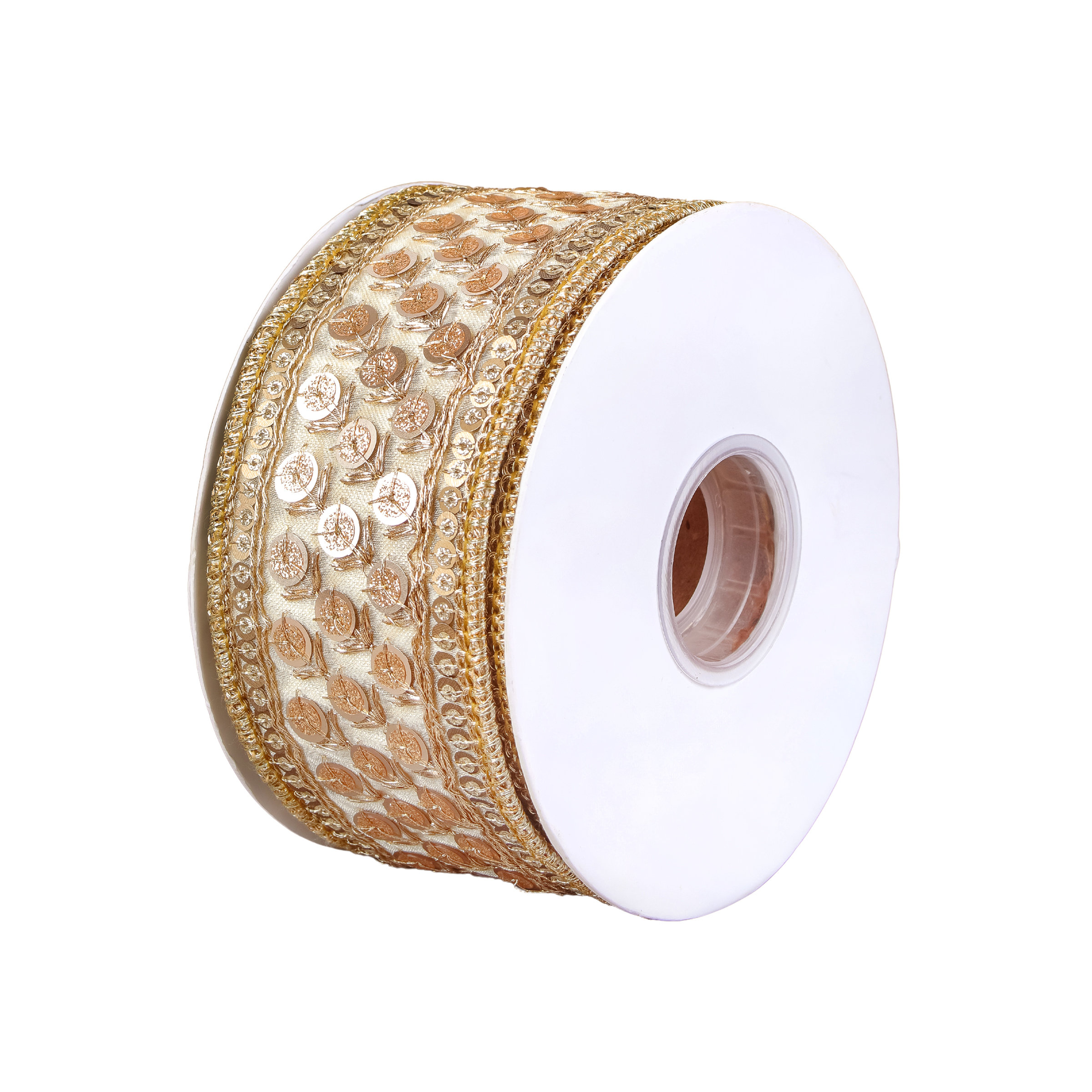 HGTV Home Collection Dupioni Gold Beaded Ribbon & Reviews | Wayfair