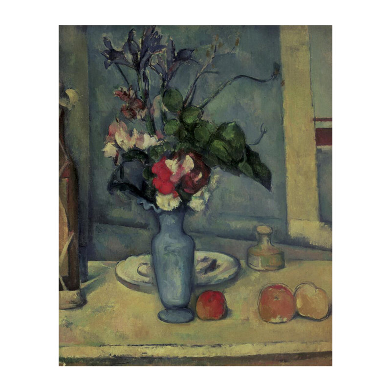 «The Blue Vase» par Paul Cézanne, estampe numérique, H 20 po x l 16 po