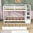 Deyaan Kids Twin Over Twin Bunk Bed with Trundle-919047077
