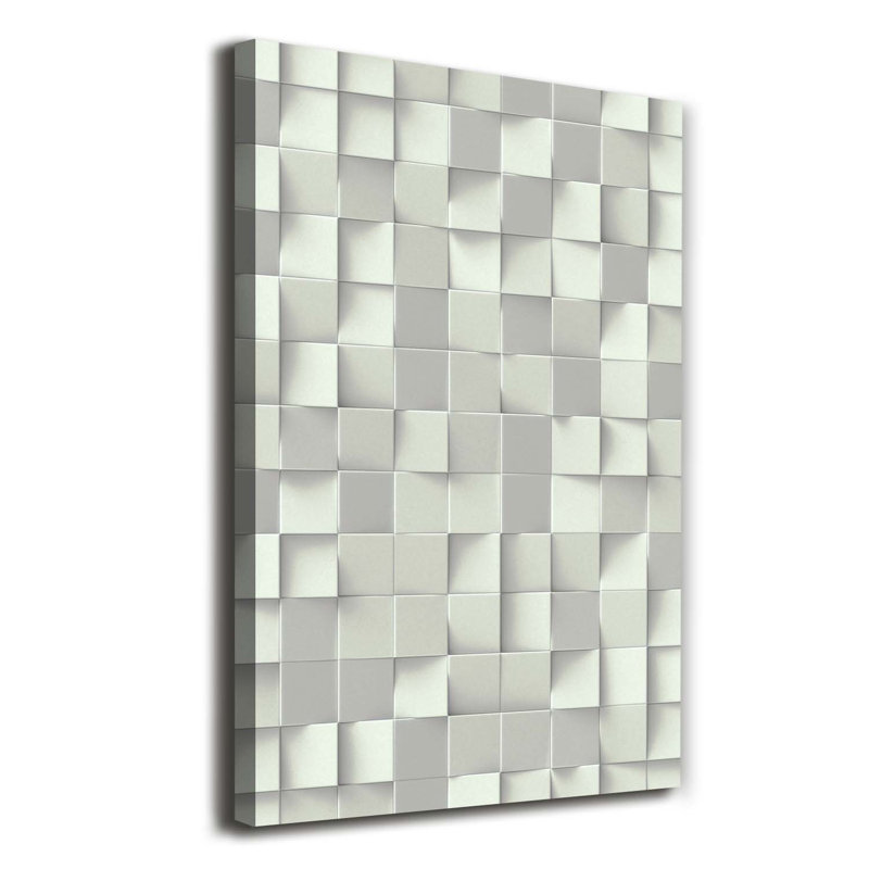 Geometric Pattern - Wrapped Canvas Print