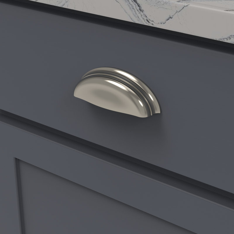 Fuller Collection Cup Pull - 3-3/4" Center to Center Cabinet Pull - Traditional Hardware for Drawers & Cabinets