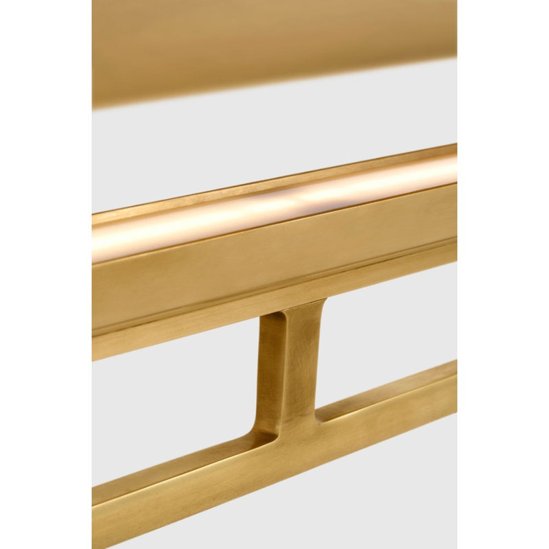 Tristan 2 - Light LED Pendant, Hand Rubbed Antique Brass
