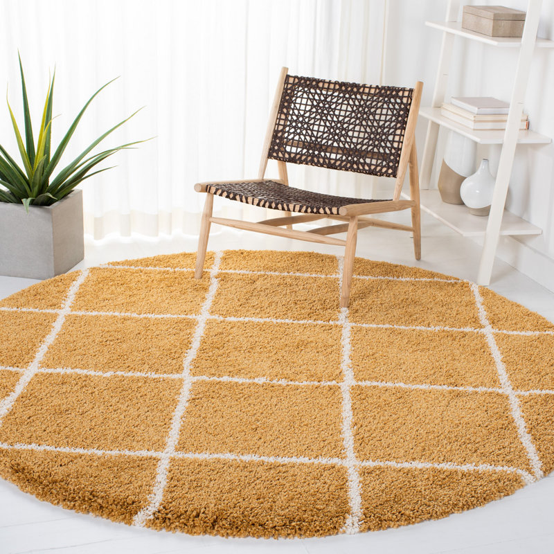 Arauz Performance Geometric Rug, Round 7'
