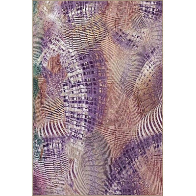 Creative Woven Base and Machine Washable Rug