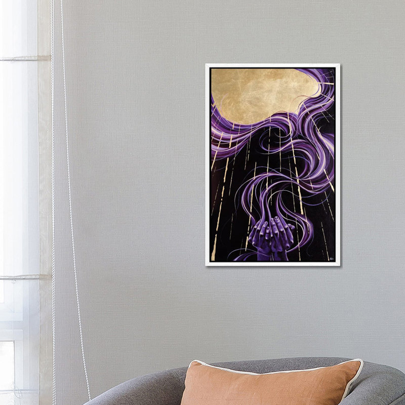Thanks, Universe by Jackie Liu - Floater Frame Print on Canvas, White Framed Canvas, 66.04 cm H x 45.72 cm W