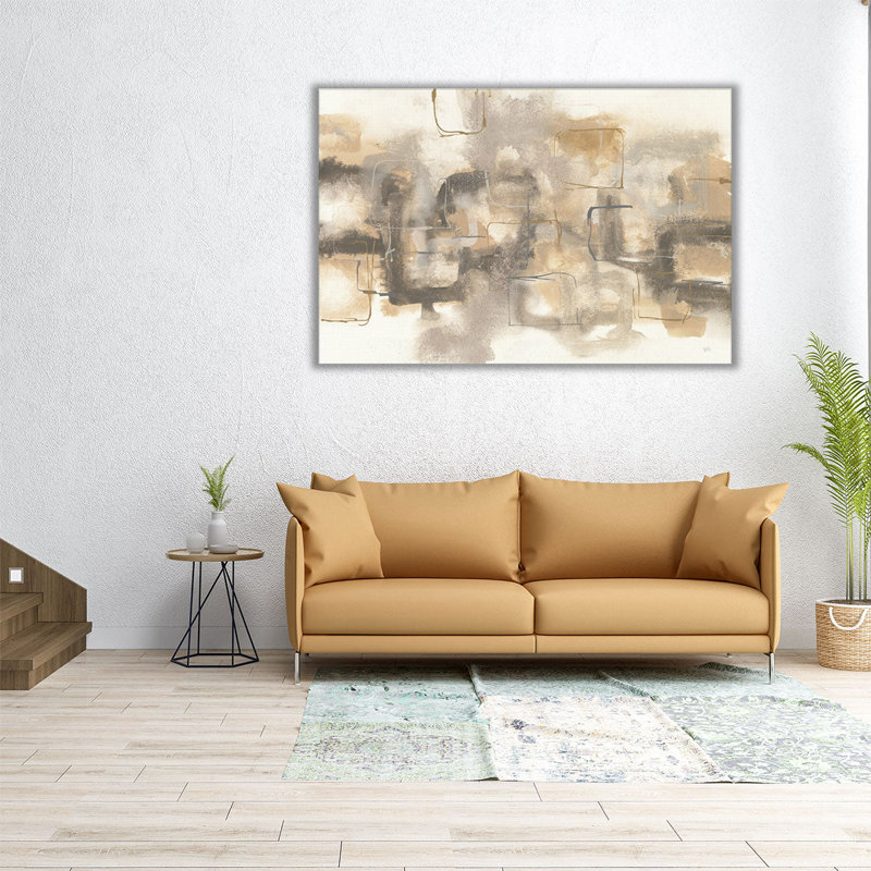 «Platinum Neutrals I», reproduction d'art sur toile, H 16 po x l 24 po