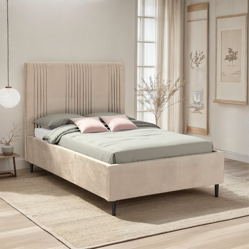 Maine Upholstered Bed Frame, Kingsize (5')