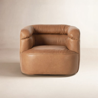 Mirabel Upholstered Swivel Barrel Chair