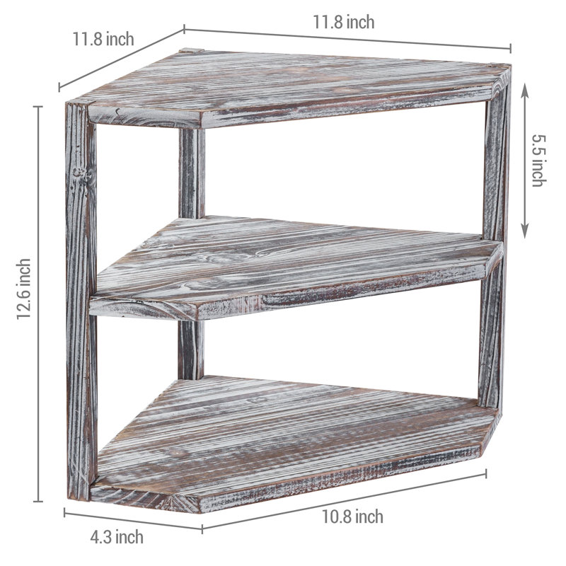 Freestanding Wood Spice Rack