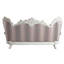 LV00803, canapé avec 7 coussins - Tissu et finition blanc antique, Vanaheim (1 ensemble / 2 pièces)