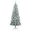 Artificial Hinged Christmas Tree Green and white-395112475