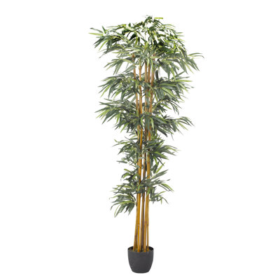 Bambou artificiel dans un pot de fleurs