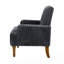 Modern Accent Chair with Solid Wood Legs-1587885877