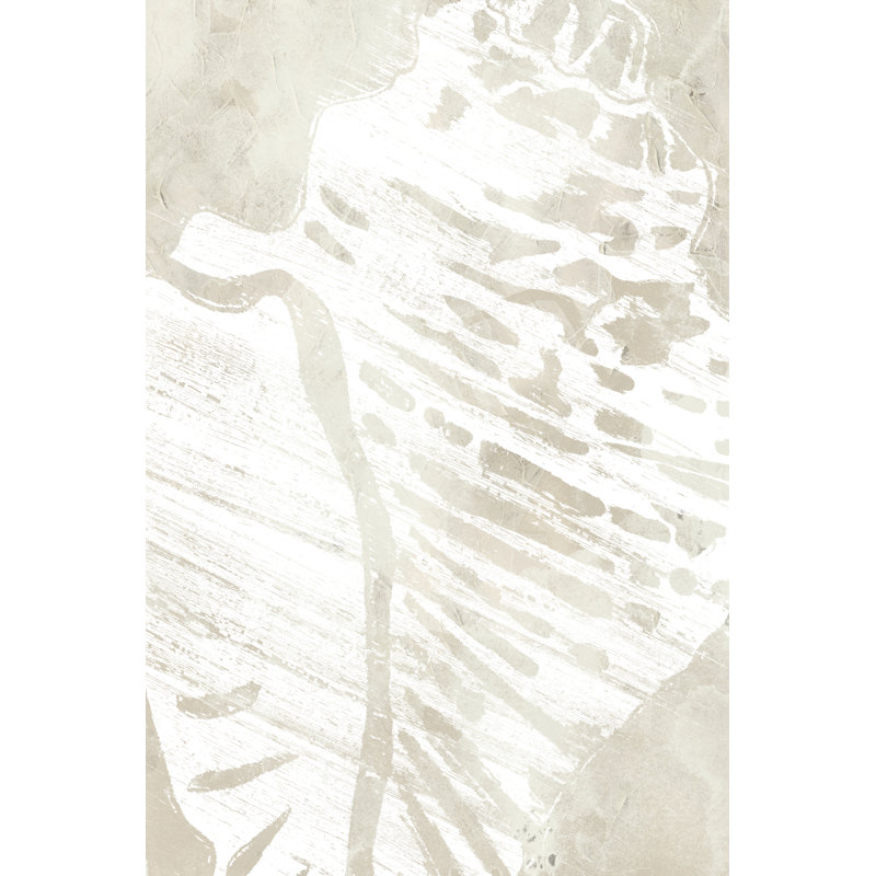 " Linen Tropical Silhouette III ", 36" H x 24" W x 1" D