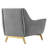 Winsome Channel Tufted Performance Velvet Armchair-276289340