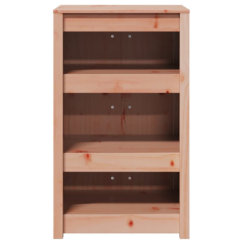  Kitchen Cabinet Brown 55 X 55 X 92 Cm Solid Pine Wood, Warm Brown