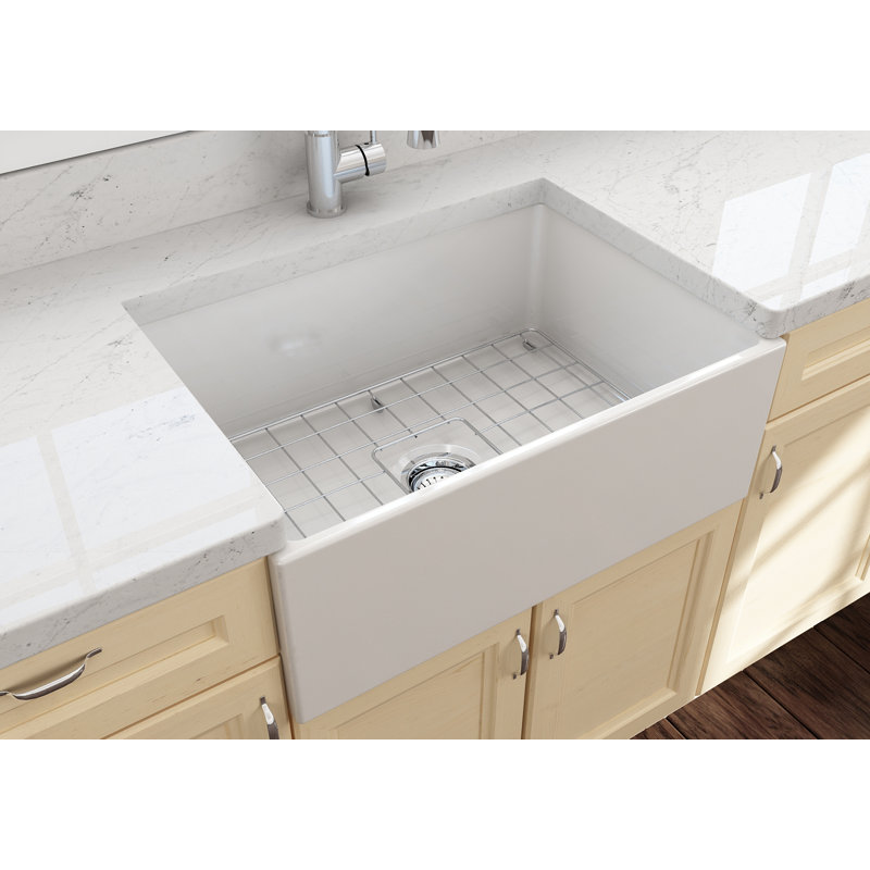 27'' L Kitchen Sink, Biscuit