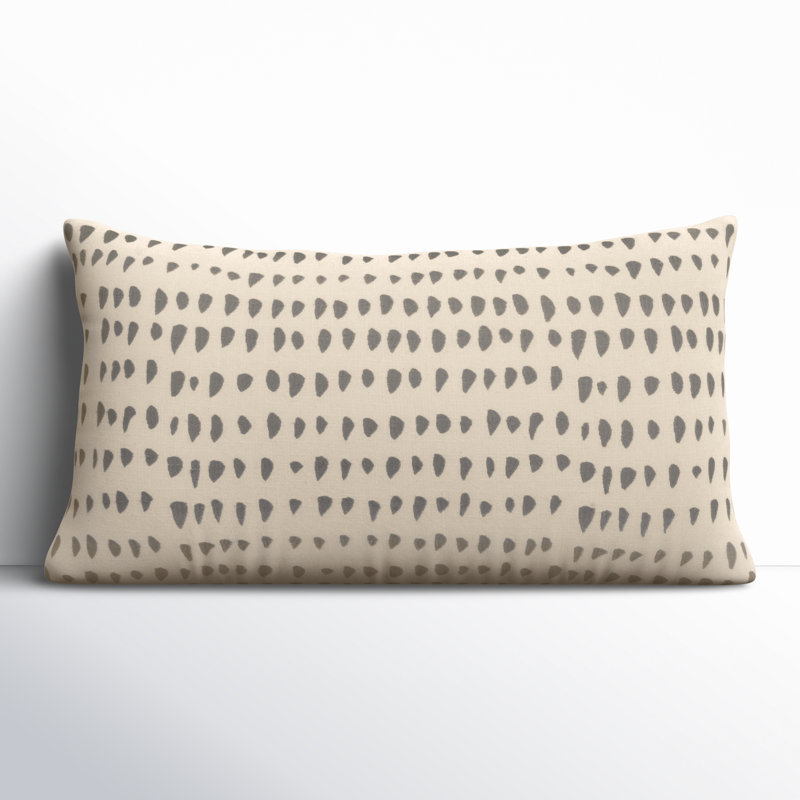 Coussin Fabray, Gris / naturel