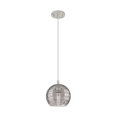 Kehlani - 1 Light Athens Deco Swirl Cord Hung Pendant