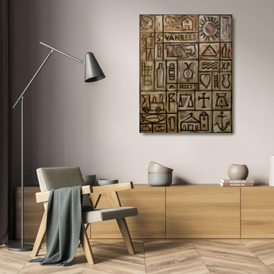 "Constructifs peinture" par Joaquin Torres-Garcia - Toile tendue avec châssis