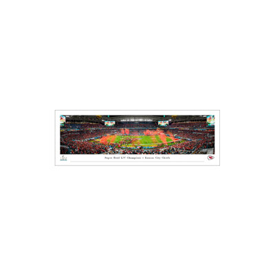 «Super Bowl Liv Champions - Kansas City Chiefs», reproduction de photo panoramique sur papier