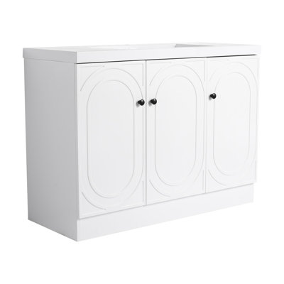 Meuble-lavabo 36 po avec lavabo en résine