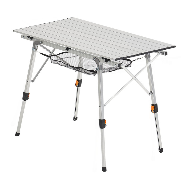 Couche de maille pliante en aluminium pour table de camping