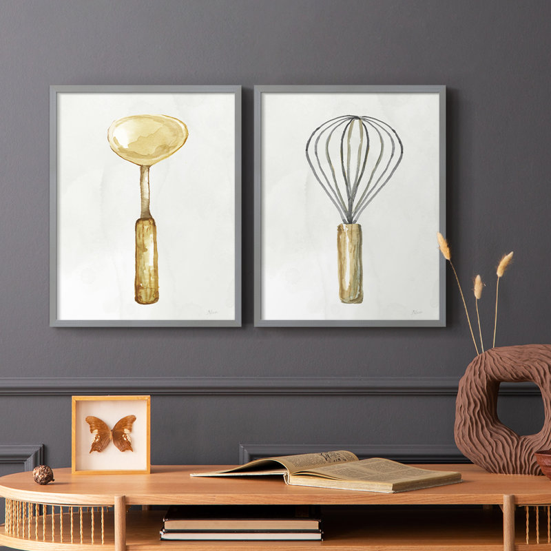 Impression encadrée de cuisine I-Premium de Kitchen N Nécessity - prête à être accrochée - aucun clou requis - aucun clou requis