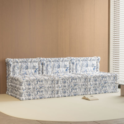 Boho Tribal Velvet Stackable Interchangeable Modular Sofa