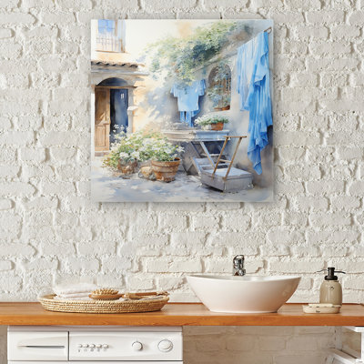 Washday Blues In France 2 - Laundry Wall Art