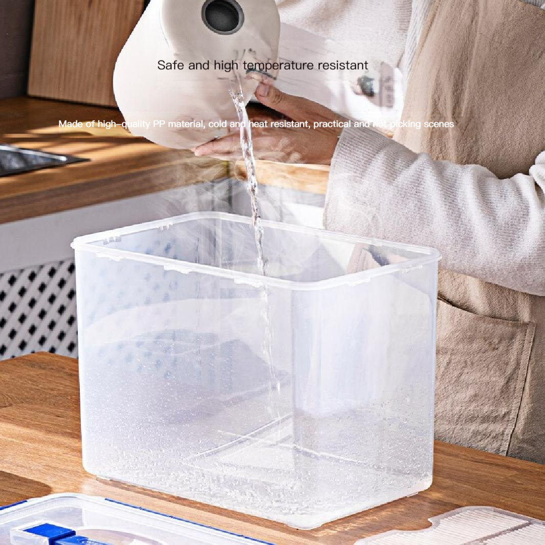 Simplify Medium Vinto Plastic Storage Box with Lid, Grey