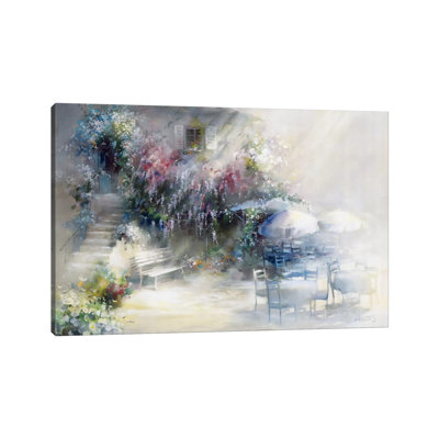 Blue Garden by Willem Haenraets - Wrapped Canvas Gallery-Wrapped Canvas Giclée
