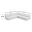 Ensemble de 3 pièces d'extérieur modulaires Wilkie-108212844