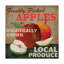« apples », art textuel sur toile tendue-27489085